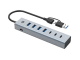 EAN 4015867238295 - Conceptronic HUBBIES20GP hub de interfaz USB 3.2 Gen 1 (3.1 Gen 1) Type-C 5000 Mbit/s Gris imagen 3