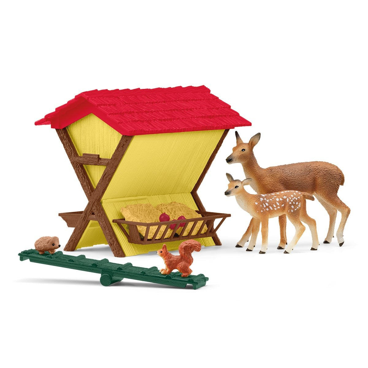 Figura  Schleich Farm World Alimentando A Los Animales Del Bosque 42658
