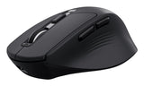 Mouse Trust Wireless Niven Bt/2.4ghz 7 Botones Silencioso 800-3200dpi Recargable Negro