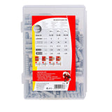 Taco Fischer Meister-Box Con Sx (Gris Claro, 132 Piezas)