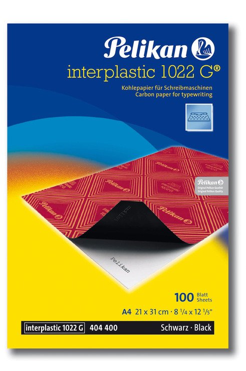 Papel Carbon Pelikan Negro Inter