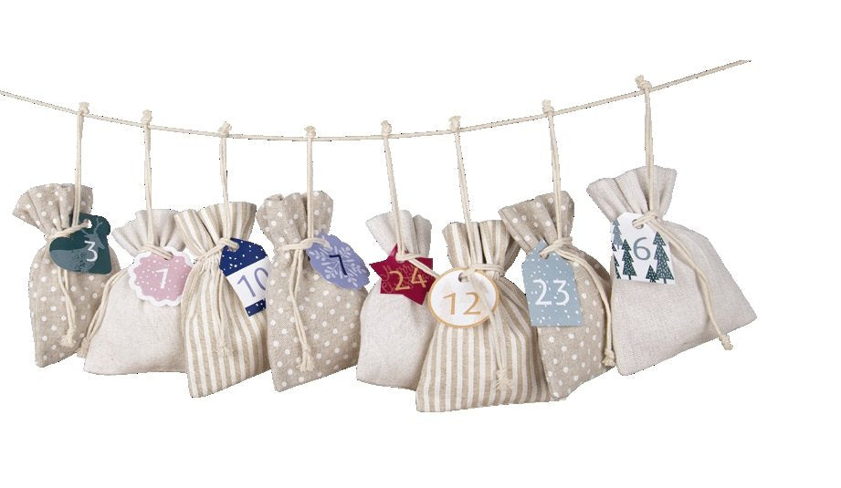 Folia Adventskalender Basic Natur