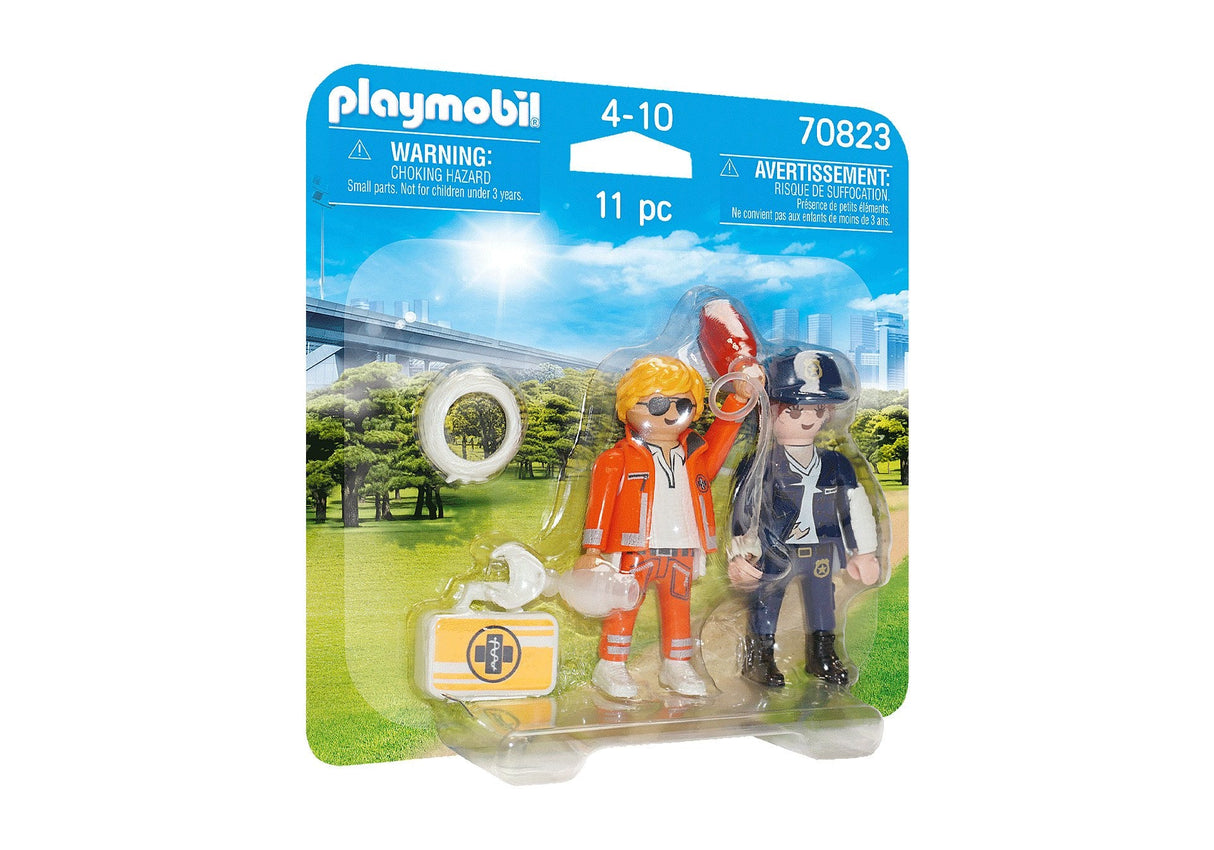 Playmobil 70823  Duo Pack Doctor Y Policia