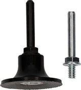 Bosch Professional Placa De Soporte De 50 Mm Con Soporte Tipo R, Placa De Lijado Negra, Quick Lock, Para Gwg 12v-50 S Professional 2608000857