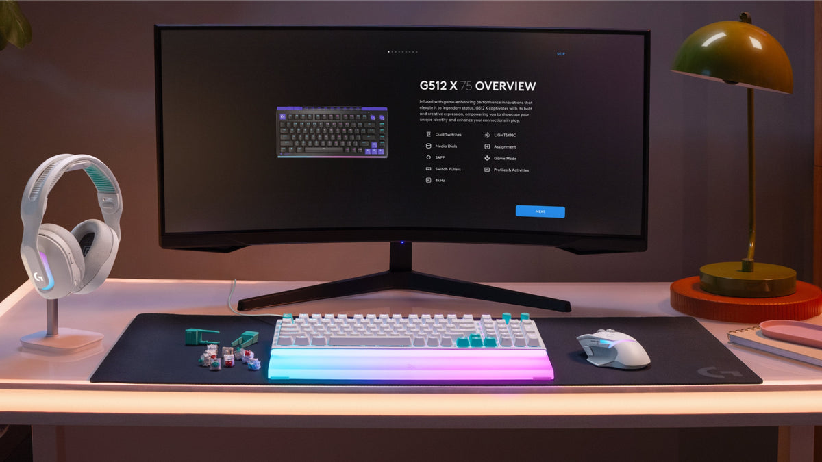 Teclado Compacto Logitech G512 X 98 Magnético Con Retroiluminación Rgb Lightsync, Switches Dual Swap Y Activación Ajustable