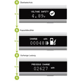 Inline Usb Smart Control, Multímetro, Monitoreo De Carga, Cable Usb A A Micro-B Con Pantalla, 1 M