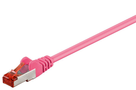 EAN 4040849934339 - Goobay 93433 cable de red Magenta 0,5 m Cat6 S/FTP (S-STP) imagen 1