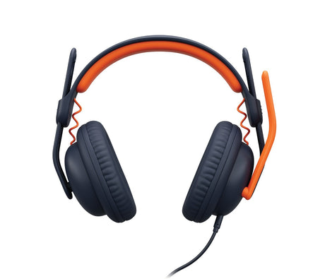 EAN 0097855190703 - Logitech 981-001383 auricular y casco Auriculares Alámbrico Diadema Educación USB Tipo C Azul, Naranja imagen 3