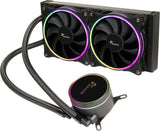 EAN 4260455648608 - Inter-Tech LC-240 RGB Procesador Sistema de refrigeración líquida todo en uno 12 cm Negro 1 pieza(s) imagen 1