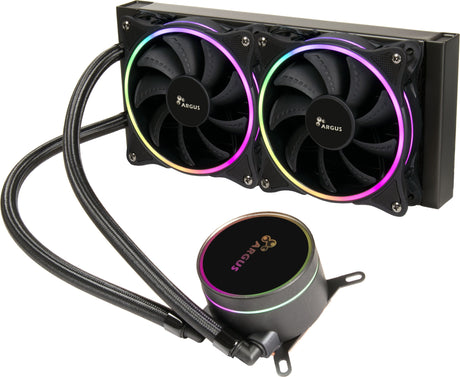 EAN 4260455648608 - Inter-Tech LC-240 RGB Procesador Sistema de refrigeración líquida todo en uno 12 cm Negro 1 pieza(s) imagen 1