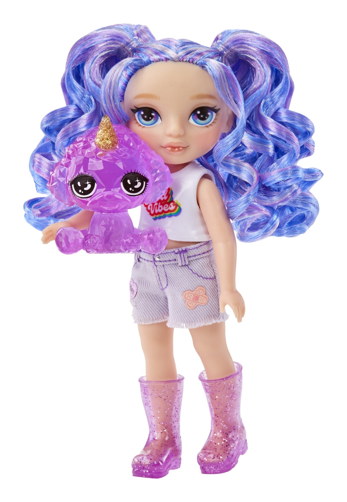 Muñeca  Mga Entertainment Rainbow High Littles - Amatista (Púrpura) 531234-Euc