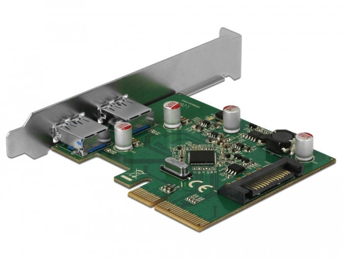 Delock 90298 Tarjetas Pci Express X4 A 2 X Externo Usb 3.2 Gen 2 Tipo-A Hembra