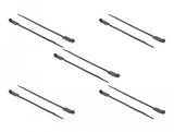 Delock Cablebinder Mit Beschriftungsfeld L 300 X B 4,8 Mm Schwarz 10 Stück