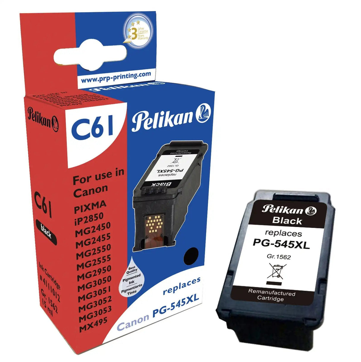 Pelikan Tinta Para Canon Pg545xl 1021410229