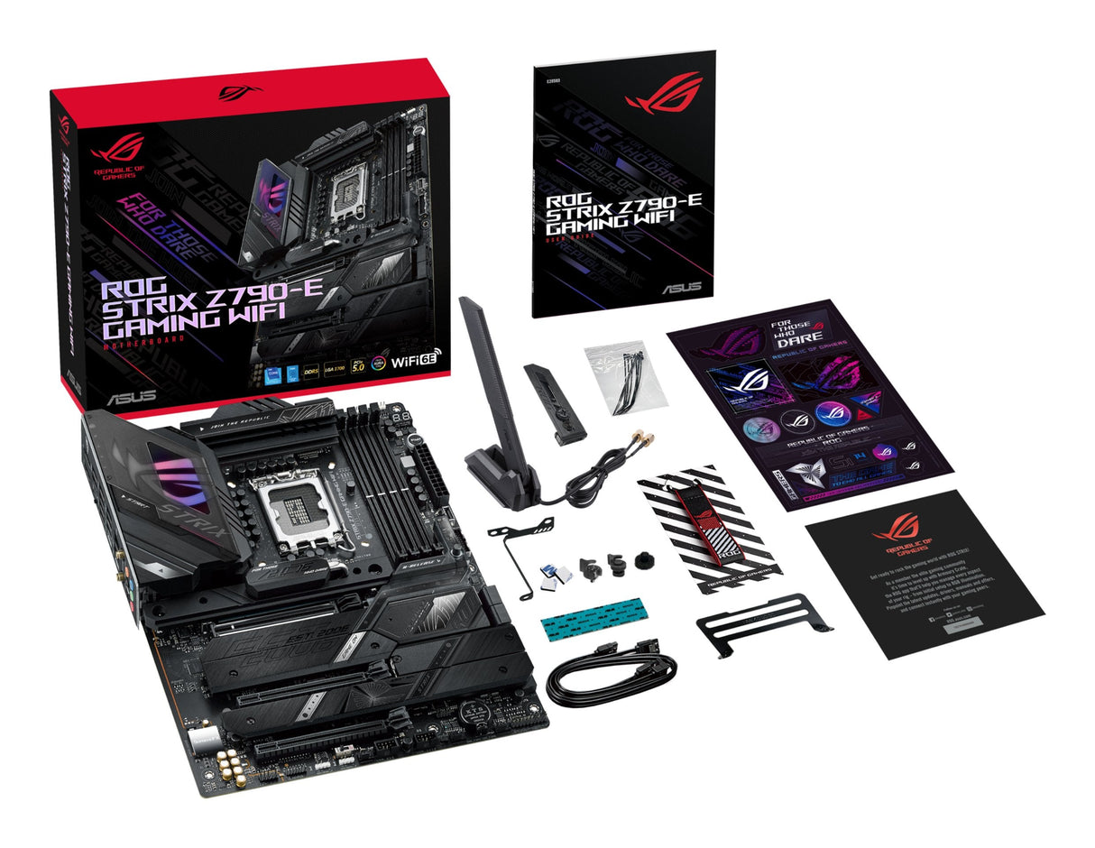 Placa Base Asus 1700 Rog Strix Z790-E Gaming Wifi Atx 4xddr5 4xsata6 7xusb 3.2 Gen2 4xusb 3.2 Gen1