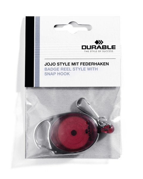 Durable Jojo Style - Portaidentificación - Rojo - Para