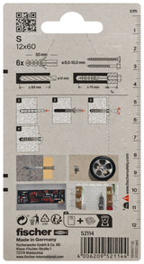 Fischer Anclaje De Expansión Anclaje S 12 K 52114
