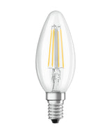 Bombilla Led Osram Filamento Transparente Llama - 4 W = 40 W - E14 - Blanco Cálido