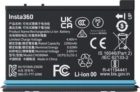 EAN 6970357855391 - Insta360 CINSBBMA accesorio para cámara de deportes de acción Batería para cámara imagen 2
