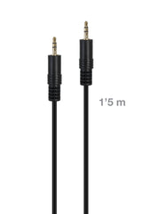 EAN 8422521032506 - Fonestar JACK-MM-1-5 cable de audio 1,5 m 3,5mm Negro imagen 1