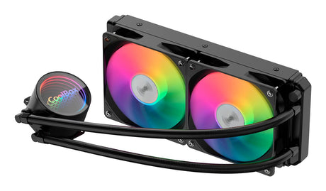 EAN 8436624420139 - CoolBox Infinite Liquid 240 ARGB Procesador Sistema de refrigeración líquida todo en uno 12 cm Negro 1 pi imagen 1