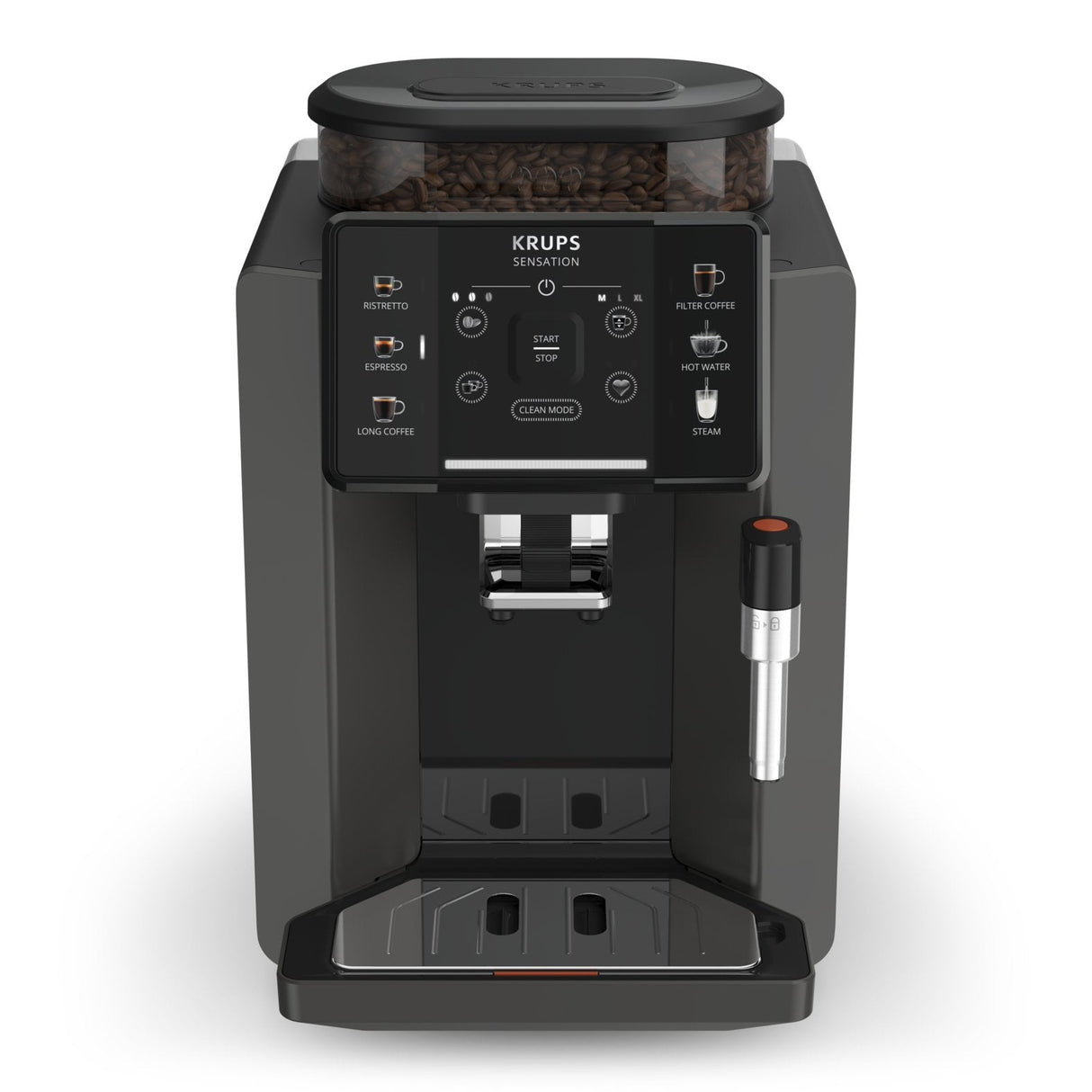 Krups Sensation Kaffeevollautomat Mit Milchschaumdüse Ea910810