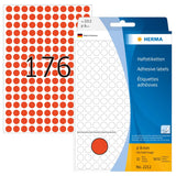 EAN 4008705022125 - HERMA 2212 etiqueta autoadhesiva Círculo Rojo 5632 pieza(s) imagen 1