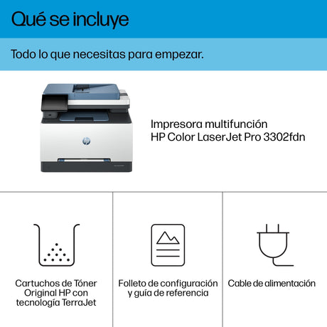 EAN 0196786388620 - HP Color LaserJet Pro MFP 3302fdn Laser A4 600 x 600 DPI 25 ppm imagen 8
