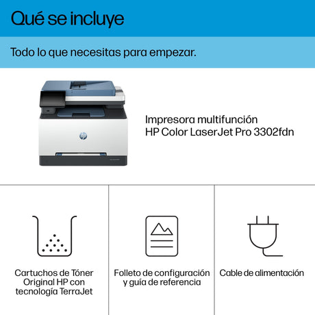 EAN 0196786388620 - HP Color LaserJet Pro MFP 3302fdn Laser A4 600 x 600 DPI 25 ppm imagen 8