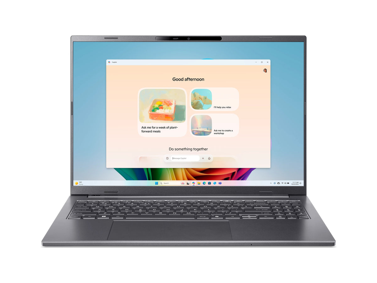 Portátil Acer Aspire 16 Ai A16-11m Copilot+ Pc Snapdragon X X1-26-100 16 Gb 512 Gb Ssd Nvme Qlc 16" Wuxga Ips 120 Hz W 11 Español