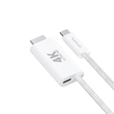 EAN 4252011907700 - 4smarts 540957 cable HDMI 2 m USB C HDMI tipo A (Estándar) Blanco imagen 2