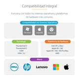 Startech.Com Thunderbolt 4 Multi-Display Docking Station, Quad/Triple/Dual Monitor Dock, 2x Hdmi/2x Displayport, 7x Usb