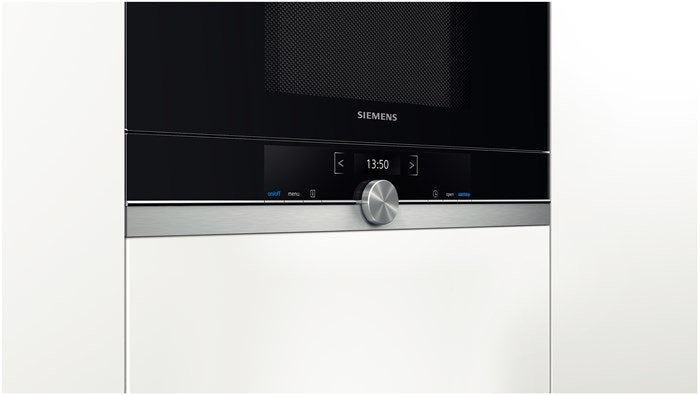 Siemens Iq700 Bf634lgs1 Microondas Integrable 21l 900w Negro/Inox
