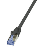 Logilink 5.0m, Cat6a Cable De Red 5 M Cat6/6e/6a S/Ftp (S-Stp) Negro