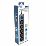 Regleta Inca Ipw-44sy  Negro 5 Salidas Ac 230 V 1,5 M