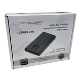Lc-Power Lc-Dock-C-M2 Usb3.2 Docking Station Nvme &Sata-M.2 Retail