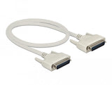 Delock Serielles Cable D-Sub 25 Stecker Zu Stecker 0,5 M