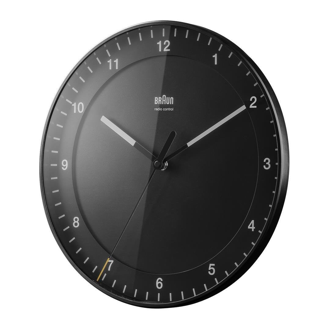 Braun Bc 17 B-Dcf Radio Reloj De Pared Negro