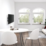 Aisens Soporte Pro Giratorio, Inclinable Y Nivelable Para Monitor/Tv 50kg De 43-80, Negro