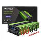 EAN 5901878519432 - Qoltec Monolith adaptador e inversor de corriente Auto 4000 W Verde imagen 3