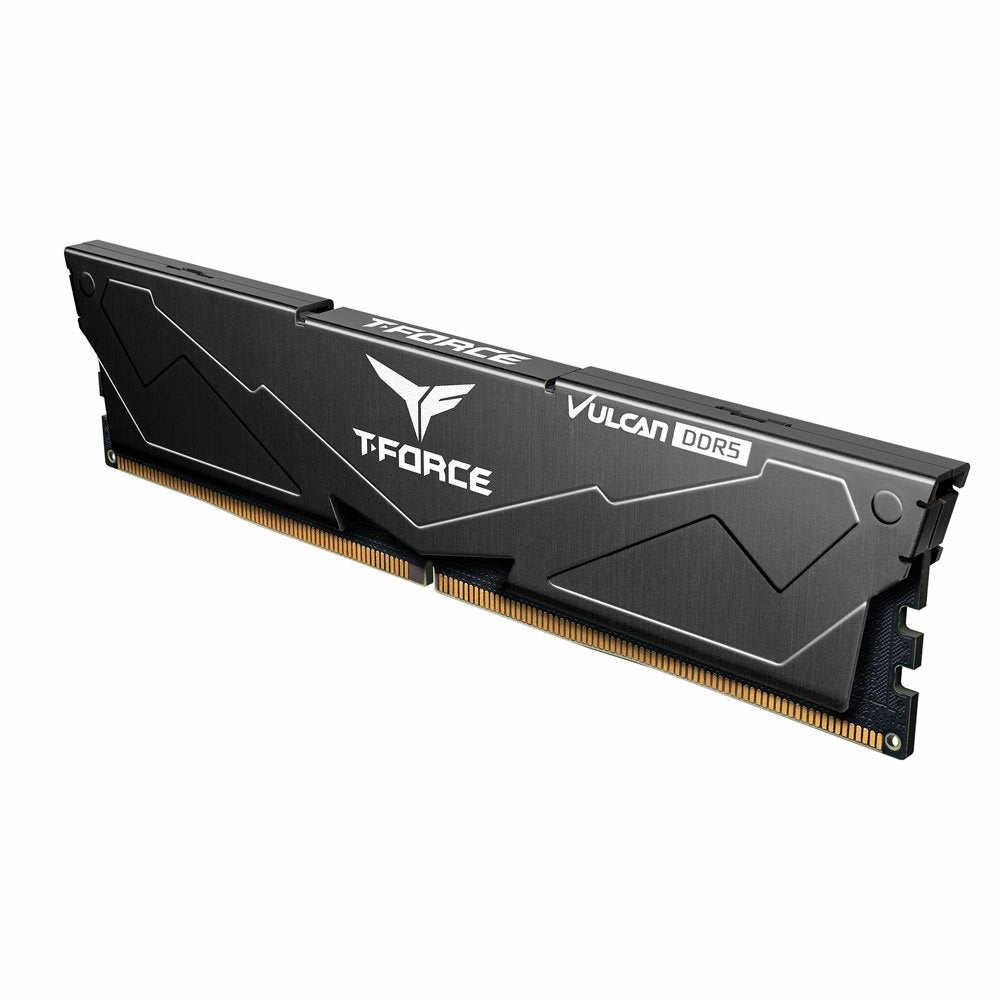 Memoria Team Group  Ram Vulcan? Black - 32 Gb (2 X 16 Gb Kit) - Ddr5 6000 Udimm Cl30