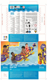 EAN 6941607348703 - Bestway 41502 flotador para piscina y playa Púrpura, Amarillo Monocromo Cloruro de polivinilo (PVC) Colch imagen 9