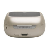 Jbl Live Buds 4, Kabellose Noise-Cancelling-Ohrhörer, Champagner