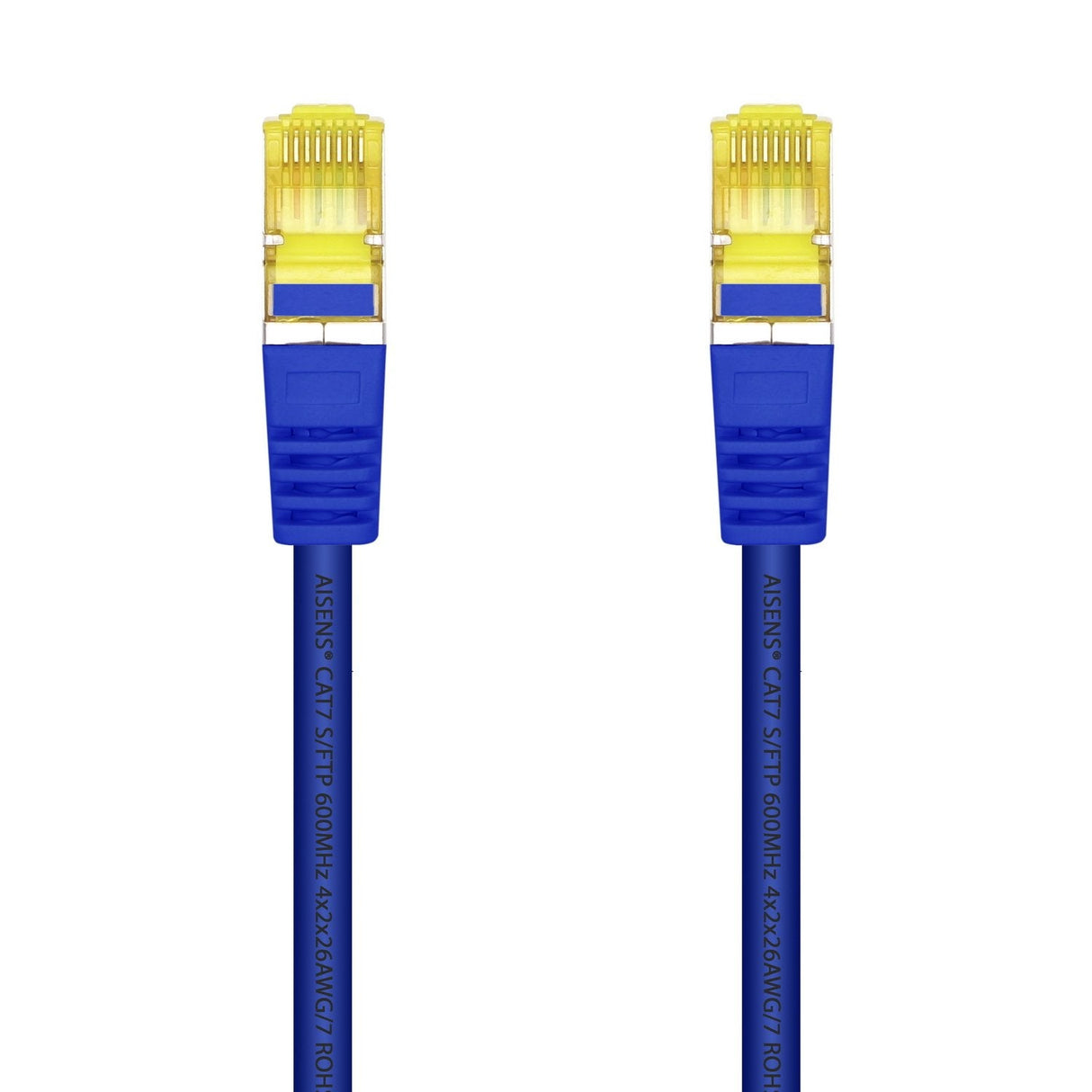 Aisens Cable De Red Rj45 Lszh Cat.7 600 Mhz S/Ftp Pimf Awg26 - 25cm - Azul