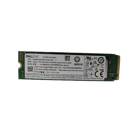 EAN 5397184963517 - DELL 400-BONH unidad de estado sólido 960 GB M.2 imagen 1