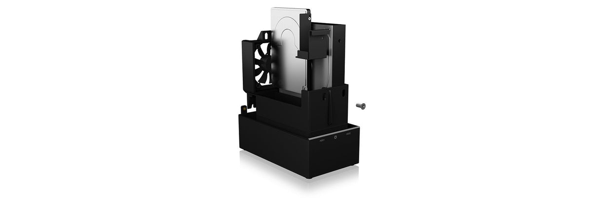 Icybox Caja Externa Para 2 Discos 2-Fa.Raid F. 2x 2,5" O.3,5" Sata Laufw. Retail
