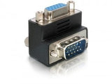 EAN 4043619651719 - DeLOCK Adapter VGA male/female right angled VGA 15pin Negro imagen 1