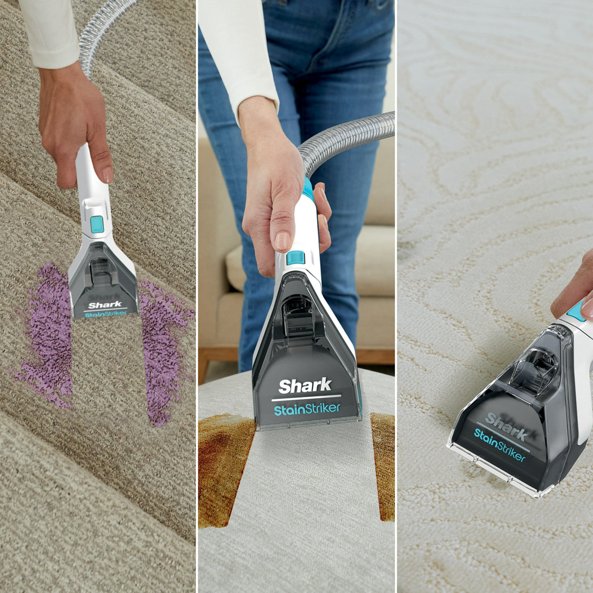Shark Style Iq Px200eut Máquina De Limpieza De Alfombras De Mano Profundo / Interina Blanco