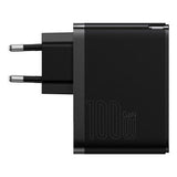 Baseus Gan5 Pro Fast Charger C+U 100w Eu Black