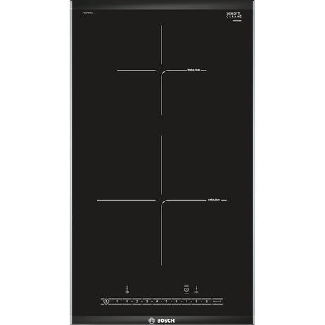 EAN 4242002848631 - Bosch PIB375FB1E hobs Negro, Acero inoxidable Integrado Con placa de inducción 2 zona(s) imagen 1